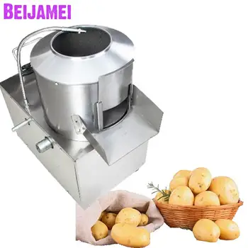 Машина для мойки и очистки картофеля BEIJAMEI 500 кг/ч, коммерческая электрическая автоматическая машина для очистки картофеля от кожуры