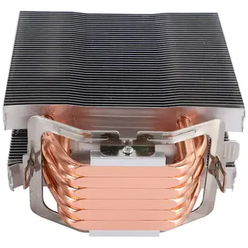 Безвентиляторный Процессорный Кулер 12 см Вентилятор 6 Медных Тепловых Трубок Безвентиляторный Радиатор Охлаждения для LGA 1150/1151/1155/1156/1366/775/2011 AMD