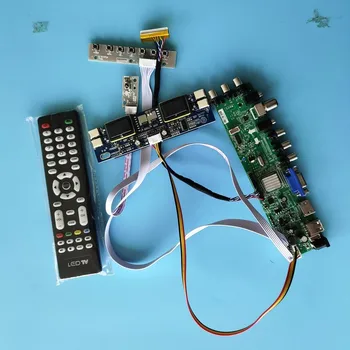 Комплект для платы контроллера LM170E03-TLB1/LM170E03-TLB2 с разрешением 1280Х1024 Панель HDMI VGA 30pin Цифровой ЖК-AV-телевизор USB DVB-T2 DVB-T 4 CCFL
