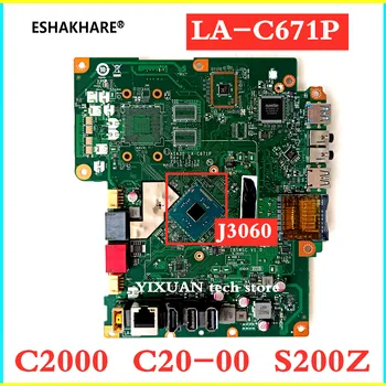 Материнская плата LA-C671P подходит для Lenovo S200Z C2000 AIO Материнская плата J3060/J3710 AIA30 IBSWSC V1.0 00UW333 100% протестирована, полностью работает