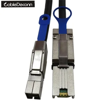 Внешний кабель для передачи данных Mini SAS 4X SFF 8088 к Mini SAS высокой плотности HD SFF 8644 длиной 1-2 м
