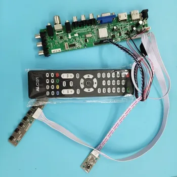 Комплект для платы контроллера LP140WH4-TLN2/LP140WH4-TLP2 цифровой 1366X768 40pin VGA LED HDMI WLED DVB-T TV LVDS USB AV-пульт дистанционного управления