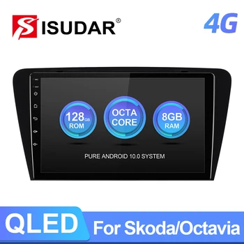 ISUDAR T72 Android 10 Автомобильный Радиоприемник Для Skoda Octavia 2014 2015 2016 2017 GPS CANBUS Автомобильный Мультимедийный Плеер RAM 6GB 4G DSP No 2din
