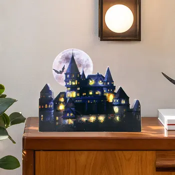 Прочные и детализированные светящиеся замки для аксессуаров на Хэллоуин изысканного и модного черного цвета