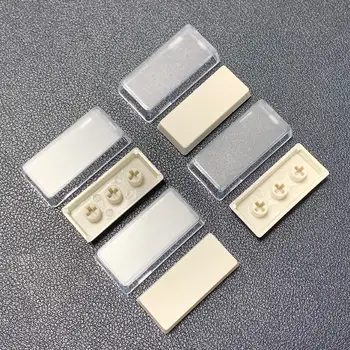 Двухслойные Колпачки для ключей, Съемные Скрепки для бумаг, Изготовленные на Заказ Механические колпачки для ключей MX, Прозрачная крышка для клавиатуры игровых ПК, 5 DIY Swi