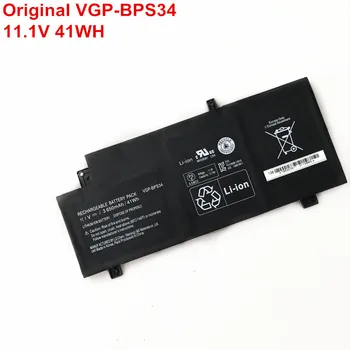 11,1 V 41Wh VGP-BPS34 BPS34 Оригинальный Аккумулятор Для Ноутбука Sony Vaio Fit 15 SVF15A SVF14A Серии SVF15A1ACXB VGP-BPL34 BPL34 Новый