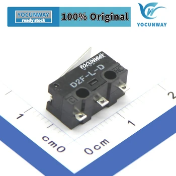 D2F-L-D Новый оригинальный микропереключатель мыши JapanOMRON Grey Dot Limit Switch