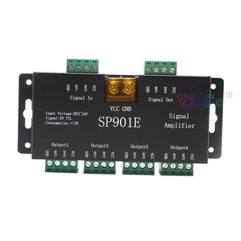 SP901E Усилитель сигнала SPI Повторитель для WS2812B WS2811 APA102 RGB Адресуемая Светодиодная Пиксельная лента Программируемая Матричная панель