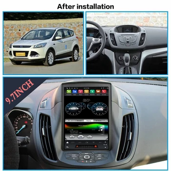 Для Ford Kuga 2013-2017 Android 9 Carplay радиоплеер Автомобильный GPS Навигационный экран головного устройства Автомобильный стерео Мультимедийный плеер