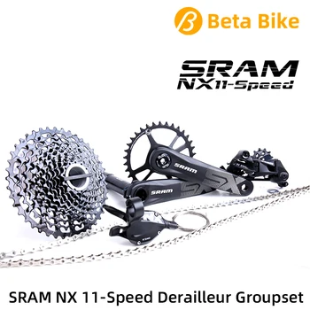 SRAM NX 1x11 11 Скоростной Велосипед Groupset Kit Велосипедный Рычаг Запуска Задняя Кассета Dearilleur 11-42T Цепь DUB Коленчатый вал EAGLE