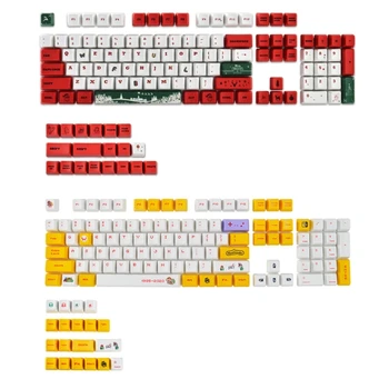 1233 клавиши, колпачки для клавиш из PBT, профиль XDA, Субтекстурированный краситель для игры, Mx-Переключатель, Набор механических клавишных колпачков