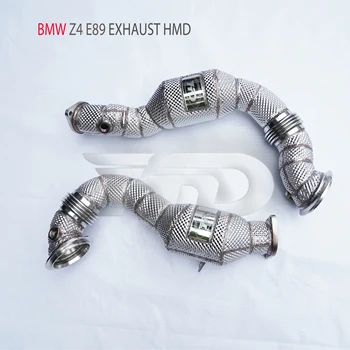Выпускная система HMD Высокопроизводительная водосточная труба для BMW Z4 E89 Коллектор катализатора