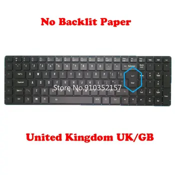 Клавиатура для Gigabyte 2Z703-UKX55-G30S SKB1605-UK 27703-UKX55-G30S SKB1709 27703-UKX57-G30S Великобритания Великобритания Без бумаги с подсветкой