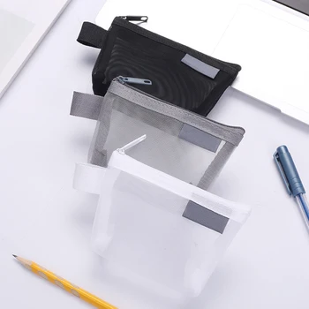 Простой нейлоновый держатель для карт, сетчатая прозрачная сумка для хранения на открытом воздухе
