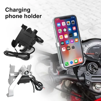 Металлический Держатель для телефона Мотоцикла, руль Велосипеда, держатель для мобильного телефона, крепление GPS, Поддержка, Противоударный кронштейн Для iPhone Xiaomi