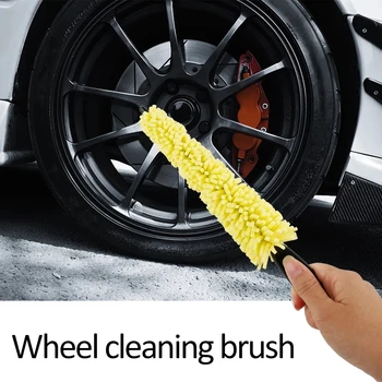 Щетка для чистки автомобиля, колесные диски, щетка для мытья шин, Пластиковая ручка, средство для удаления грязи, Губки для мытья автомобиля, Инструменты