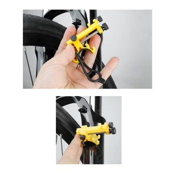 Подставка для крепления мини-велосипедных колес Инструменты Для Регулировки велосипедных дисков Инструменты для ремонта велосипедных колес Велосипедные Аксессуары Желтый