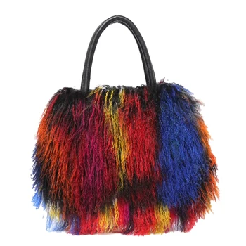 Праздничная сумочка из натурального меха норки 2023, Модный Роскошный Мини-женский кошелек 210935