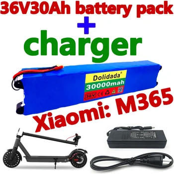 36V30Ah Аккумулятор для скутера Xiaomi Mijia M365 36V30000mAh Аккумулятор для Электрического Скутера BMS Плата для Xiaomi M365 + Зарядное устройство