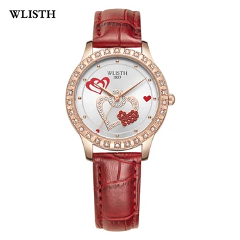 Модные Wlisth, Лидирующий бренд, Водонепроницаемые женские наручные часы, Высококачественный Японский механизм, кварцевые часы с керамическим ремешком, подарок