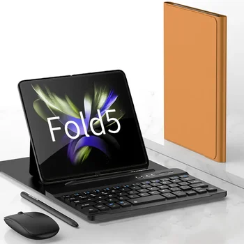 Для Samsung Galaxy Z Fold 5 Z Fold 4 Z Fold 3 2 Раза 1 Чехол с магнитной клавиатурой и мышью для Z Fold 5 4 3 Раза 2 1 Клавиатура