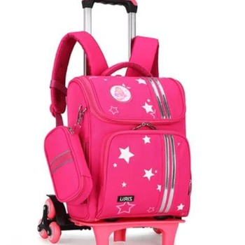 школьные сумки-тележки, ортопедические школьные сумки в японском стиле на колесиках, школьный рюкзак на колесиках для мальчиков, школьный рюкзак на колесиках