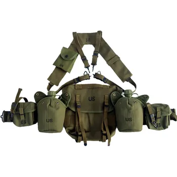 Корейская война M1956 Короткий Чехол Снаряжение 56 Сумка Ретро WW2 Армия США Спортивный Рюкзак Для Хранения Ремень Для Переноски
