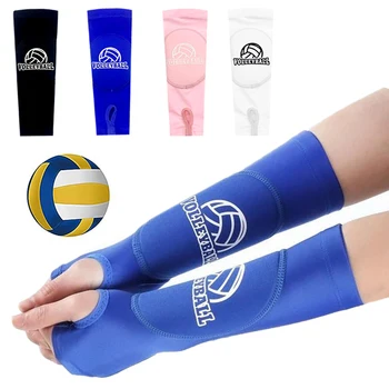 1 Пара Перчаток для волейбола для детей и взрослых, тест на сжатие предплечья, Тренировочный Бандаж для поддержки запястья, Спортивная защита для рук