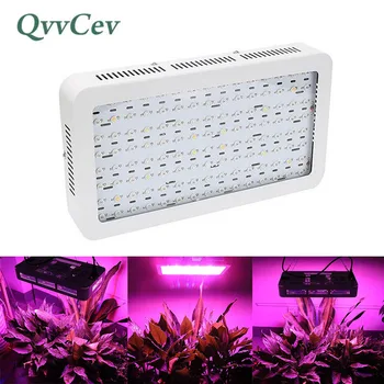 1200 Вт 120 светодиодов, светодиодная лампа для выращивания растений с двойным чипом, лампа для выращивания растений с полным спектром освещения для внутренней теплицы гидропоники