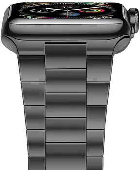 Металлический ремешок для Apple watch 6 5 4 SE 44 мм 40 мм Ultra 8 7 45 мм 41 мм Металлический ультратонкий цельный браслет для iwatch 3 42 мм 38 мм