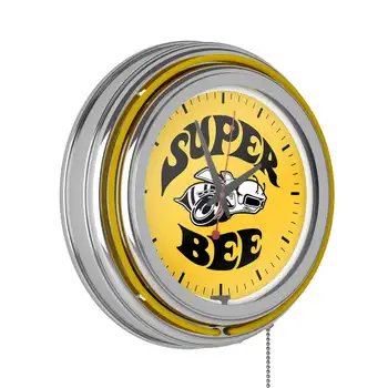 Неоновые часы с двойной стрелкой - Super Bee Nh механизм Clock movment с маятником Настольные часы Украшения комнаты для мужчин Запчасти для часов Alar
