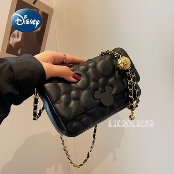 Новая мини-женская сумка Disney Mickey, роскошная брендовая модная женская сумка на одно плечо, мультяшная милая сумка на одно плечо