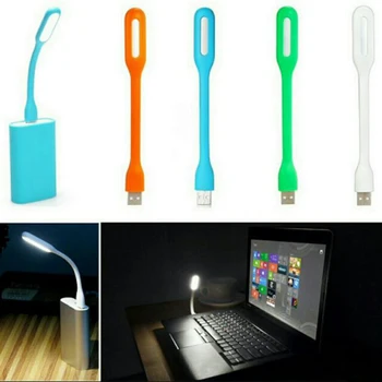 5 В 1,2 Вт, Мини Гибкий USB светодиодный светильник для книг, Походная настольная лампа, Гаджеты, светильник USB для Power Bank, компьютер, ноутбук