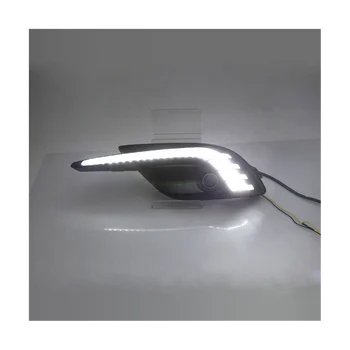 DRL светодиодный фонарь дневного света с указателем поворота, угловой светильник для Mazda 3/Axela