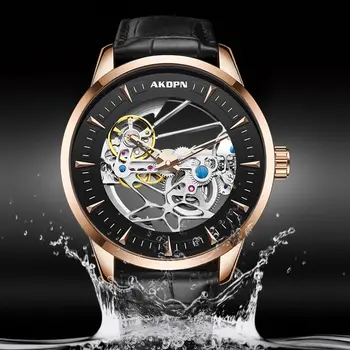 Лучшие механические часы, мужские спортивные часы, полые механизмы, лучший бренд, мужские наручные часы, водонепроницаемые часы Manne 2023