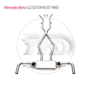HMD, материал из нержавеющей стали, производительность выхлопной системы, Catback, подходит для автоматической модификации Mercedes Benz GLE320