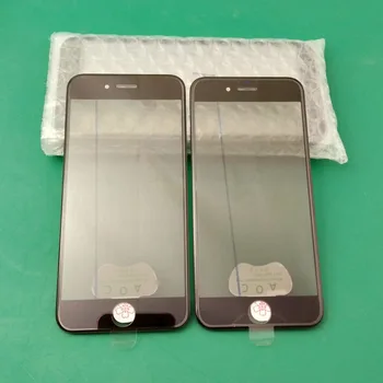 Оригинальная Передняя панель холодного прессования 1: 1 4 в 1 для iPhone 6 6s 6plus 5s 6splus Стеклянная Линза С Рамкой + OCA + Поляризованная