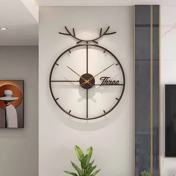 Бесшумные Необычные цифровые настенные часы Современный дизайн Интерьера Декоративные кухонные настенные часы Стильное настенное украшение Reveil XY50WC