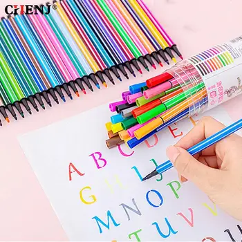 12 Цветов, Высококачественная Художественная Акварельная ручка, Детское Граффити, Цветная ручка, Канцелярские принадлежности для студентов, Школьные Канцелярские принадлежности