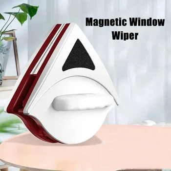 Магнитная щетка для стекла, двухсторонняя щетка для чистки стекла 3-30 мм, для мытья окон, Магнитный инструмент для чистки окон Толщиной