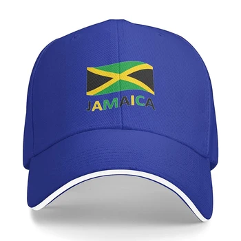 Бейсболка Унисекс с флагом Ямайки Подходит для мужчин И женщин, Регулируемая шляпа для папы, кепка для сэндвича