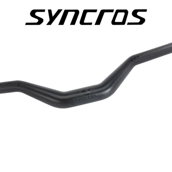 25 Градусов Syncros Руль для Горного Велосипеда, Матовый, Полностью из углеродного волокна, Аксессуары Для MTB Велосипеда 31,8 мм * 680/700/720 мм