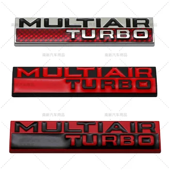Металлическая Автомобильная Наклейка Multiair Turbo Эмблема Значок Наклейка для Fiat Punto Evo Abarth 500X Jeep Wrangler Grand Cherokee Автоаксессуары