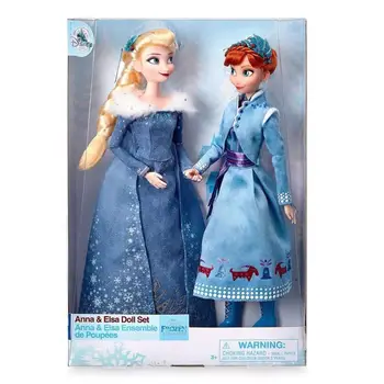 Оригинальная кукла Disney 33 см, натуральная кукла Disney Замороженная Эльза Анна, кукла принцессы, Снежная королева, коллекция игрушек для девочек, подарки на день рождения