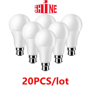 20ШТ Прямая продажа с фабрики светодиодная лампа 220 В высокой мощности 15 Вт E27 B22 с высоким люменом без строба подходит для детской комнаты кабинета кухни