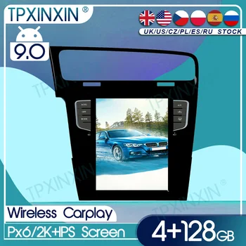 Для VW Golf 7 2013 2014 2015 2016 Android 9 Carplay Радио Плеер Автомобильный GPS Навигатор Головное Устройство Автомобильный Стерео Видеоприемник BT WIFI