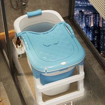 Душ Бассейн Надувные ванны Портативный Гидромассажер для ног Ванна для перемещения ног Piscina Inflavel Душевые кабины для ванной комнаты DX50YT