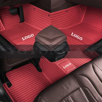 YOTONWAN Роскошный 7DLogo Изготовленный На Заказ Кожаный Автомобильный Коврик Для Toyota Всех Моделей C-hr Rav4 Corolla Land Cruiser Wish Yaris Автозапчасти