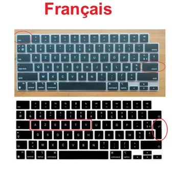 Французский чехол для клавиатуры ноутбука США MacBook Pro 14 2023 A2779/Macbook Pro 16 A2780/MacBook Air 13 M2 A2681 13,6 