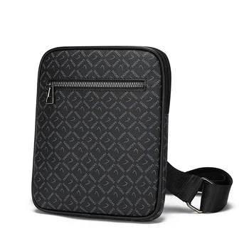 Маленькая модная сумка через плечо для мужчин, повседневная мужская сумка-мессенджер, Дизайнерская мужская деловая сумка на ремне, Брендовая